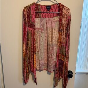 Daytrip Pink Paisley Cardigan